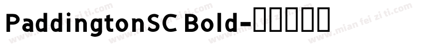 PaddingtonSC Bold字体转换